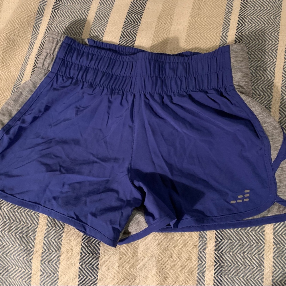 BCG Inner Drawstring Running Shorts -Blue/Gray